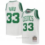 Camiseta Nino Boston Celtics Larry Bird #33 Mitchell & Ness 1985-86 Blanco