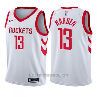 Camiseta Nino Houston Rockets James Harden #13 Association 2017-18 Blanco