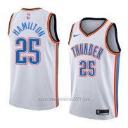 Camiseta Oklahoma City Thunder Daniel Hamilton #25 Association 2018 Blanco