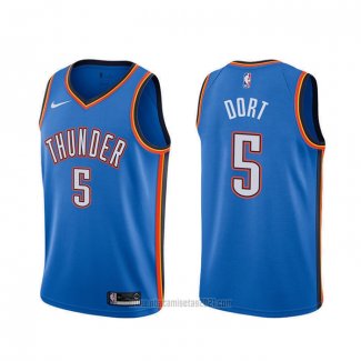 Camiseta Oklahoma City Thunder Luguentz Dort #5 Icon 2020 Azul