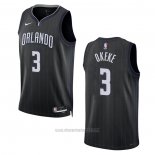 Camiseta Orlando Magic Chuma Okeke #3 Ciudad 2022-23 Negro