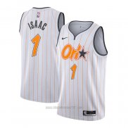 Camiseta Orlando Magic Jonathan Isaac #1 Ciudad 2020-21 Blanco