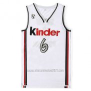 Camiseta Pelicula Kinder Ginobili #6 Blanco