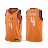Camiseta Phoenix Suns Jevon Carter #4 Statement 2019-20 Naranja