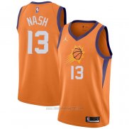 Camiseta Phoenix Suns Steve Nash #13 Statement 2021 Naranja