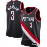 Camiseta Portland Trail Blazers C.j. McCollum #3 2017-18 Negro