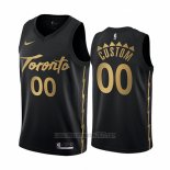 Camiseta Toronto Raptors Personalizada Ciudad Edition Negro