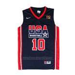 Camiseta USA 1992 Clyde Drexler #10 Negro