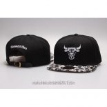 Gorra Chicago Bulls Snapback Blanco Negro