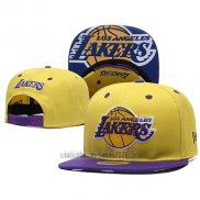 Gorra Los Angeles Lakers Snapback Amarillo Violeta