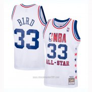 Camiseta All Star 1985 Larry Bird #33 Blanco