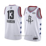 Camiseta All Star 2019 Houston Rockets James Harden #13 Blanco