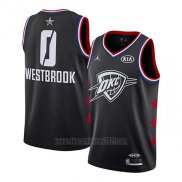 Camiseta All Star 2019 Oklahoma City Thunder Russell Westbrook #0 Negro