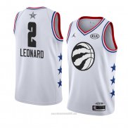 Camiseta All Star 2019 Toronto Raptors Kawhi Leonard #2 Blanco2