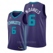 Camiseta Charlotte Hornets Jalen Mcdaniels #6 Statement Violeta