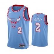 Camiseta Chicago Bulls Luke Kornet #2 Ciudad Azul