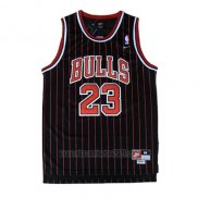 Camiseta Chicago Bulls Michael Jordan #23 Retro 1995-96 Negro