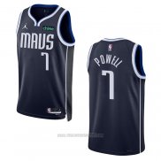 Camiseta Dallas Mavericks Dwight Powell #7 Statement 2022-23 Azul