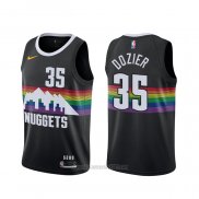 Camiseta Denver Nuggets P.j. Dozier #35 Ciudad Negro