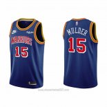 Camiseta Golden State Warriors Mychal Mulder #15 75th Anniversary Azul