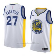 Camiseta Golden State Warriors Zaza Pachulia #27 Association 2018 Blanco