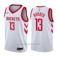 Camiseta Houston Rockets James Harden #13 Association 2019 Blanco