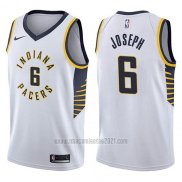 Camiseta Indiana Pacers Cory Joseph #6 Association 2017-18 Blanco