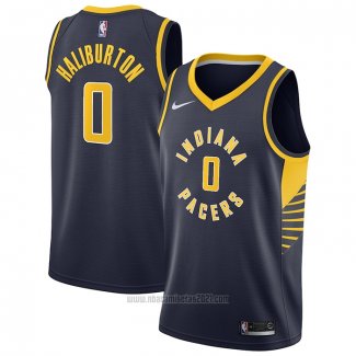 Camiseta Indiana Pacers Tyrese Haliburton #0 Icon 2022-23 Azul