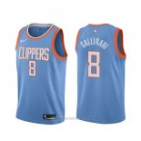 Camiseta Los Angeles Clippers Danilo Gallinari #8 Ciudad Azul