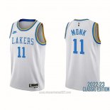 Camiseta Los Angeles Lakers Malik Monk #11 Classic 2022-23 Blanco