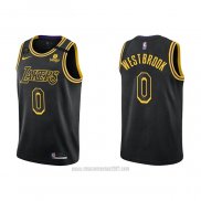 Camiseta Los Angeles Lakers Russell Westbrook #0 Mamba 2021-22 Negro