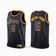 Camiseta Los Angeles Lakers Talen Horton-Tucker #5 Earned 2020-21 Negro