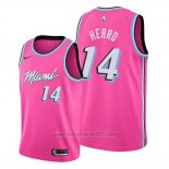 Camiseta Miami Heat Tyler Herro #14 Earned 2018-19 Rosa