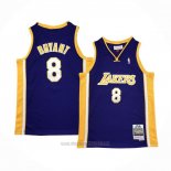 Camiseta Nino Los Angeles Lakers Kobe Bryant #8 Mitchell & Ness 1999-00 Violeta
