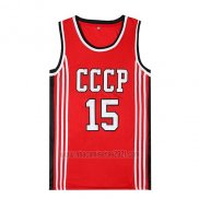 Camiseta Pelicula Cccp Sabonis #15 Rojo