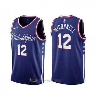 Camiseta Philadelphia 76ers T.j. McConnell #12 Swingman Association 2017-18 Blanco