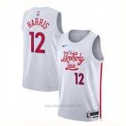 Camiseta Philadelphia 76ers Tobias Harris #12 Ciudad 2022-23 Blanco