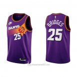 Camiseta Phoenix Suns Mikal Bridges #25 Classic 2022-23 Violeta