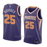 Camiseta Phoenix Suns Mikal Bridges #25 Icon 2018 Violeta
