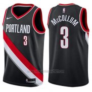 Camiseta Portland Trail Blazers C.j. McCollum #3 2017-18 Rojo