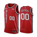 Camiseta Portland Trail Blazers Carmelo Anthony #00 Classic Edition Rojo