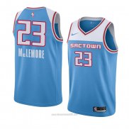 Camiseta Sacramento Kings Ben Mclemore #23 Ciudad 2018-19 Azul