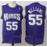 Camiseta Sacramento Kings Jason Williams #55 Retro Violeta