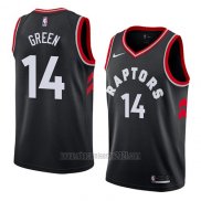 Camiseta Toronto Raptors Danny Green #14 Statement 2018 Negro