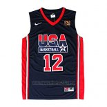 Camiseta USA 1992 John Stockton #12 Negro