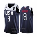 Camiseta USA Harrison Barnes 2019 FIBA Basketball World Cup Azul