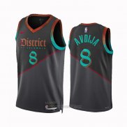 Camiseta Washington Wizards Deni Avdija #8 Ciudad 2023-24 Negro