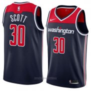 Camiseta Washington Wizards Mike Scott #30 Statement 2018 Negro