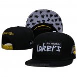 Gorra Los Angeles Lakers Mitchell & Ness STA3 Wool Snapback Negro
