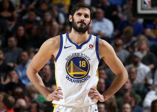 Camiseta Golden State Warriors Omri Casspi #18 Association 2017-18 Blanco